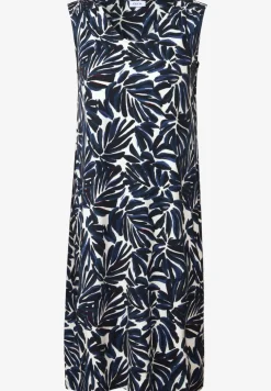Gedessineerde jersey jurk