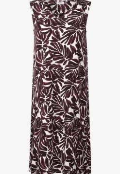 Gedessineerde jersey jurk