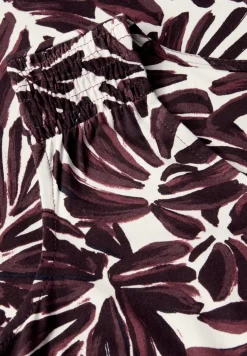 Gedessineerde jersey jurk