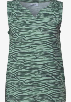Gedessineerde jersey top