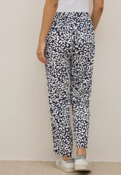 Gedessineerde Loose Fit broek
