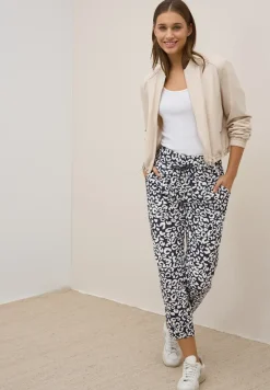 Gedessineerde Loose Fit broek