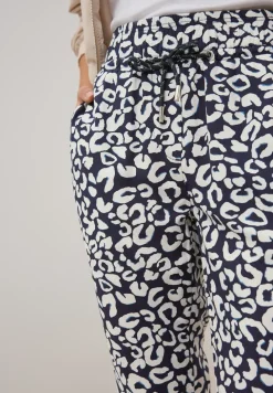 Gedessineerde Loose Fit broek