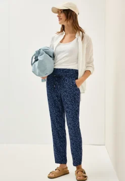 Gedessineerde Loose Fit broek