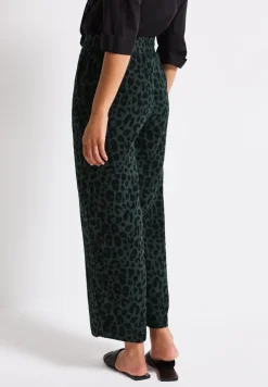 Gedessineerde mousseline broek