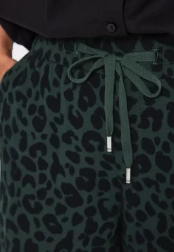 Gedessineerde mousseline broek