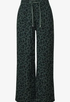 Gedessineerde mousseline broek