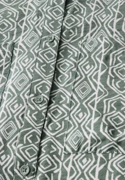 Gedessineerde overhemdblouse