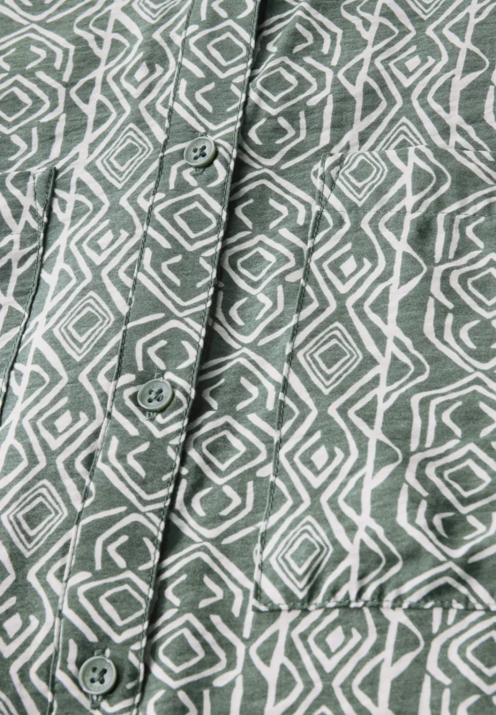 Gedessineerde overhemdblouse