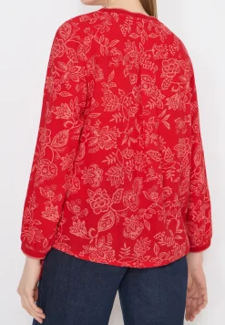 Gedessineerde blouse