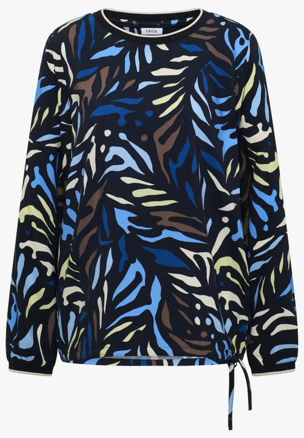 Gedessineerde blouse