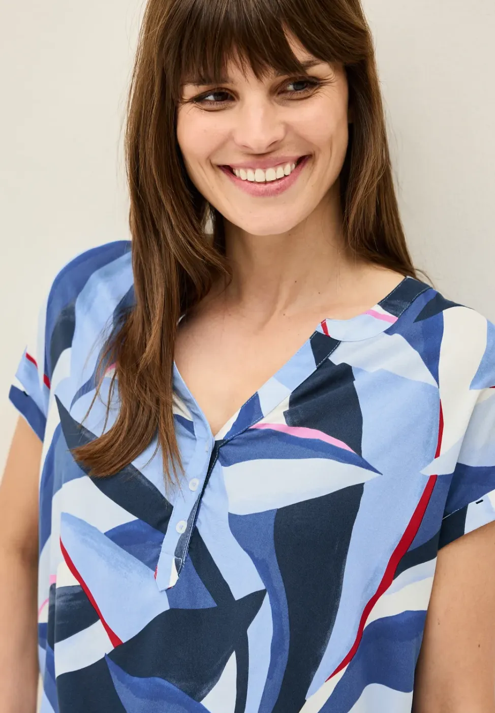 Gedessineerde blouse