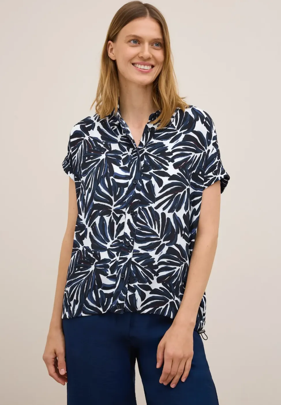 Gedessineerde blouse