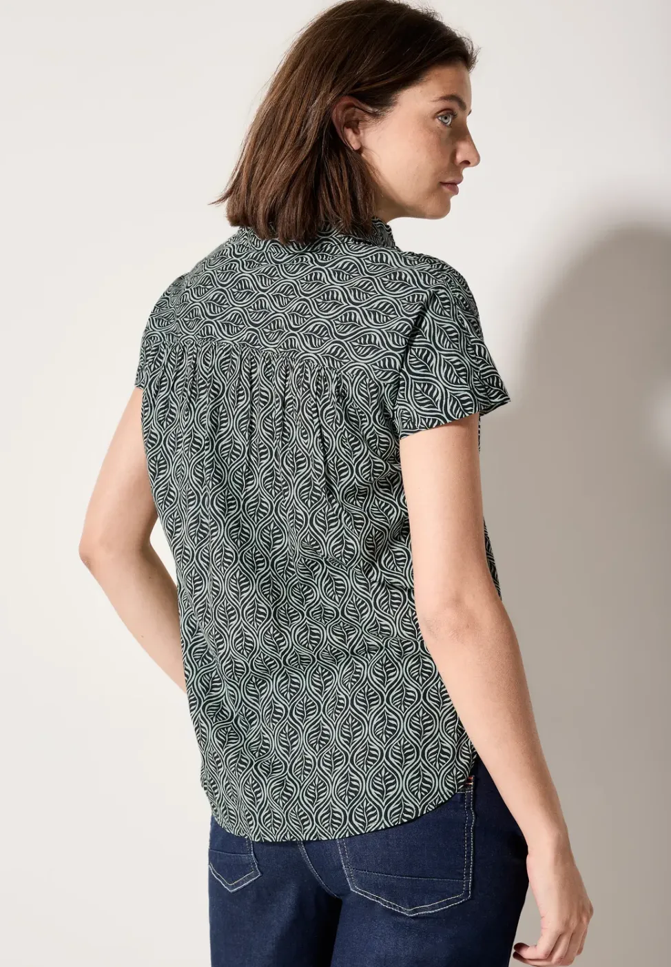 Gedessineerde blouse