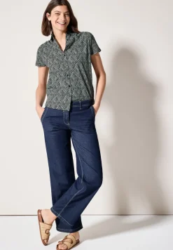 Gedessineerde blouse