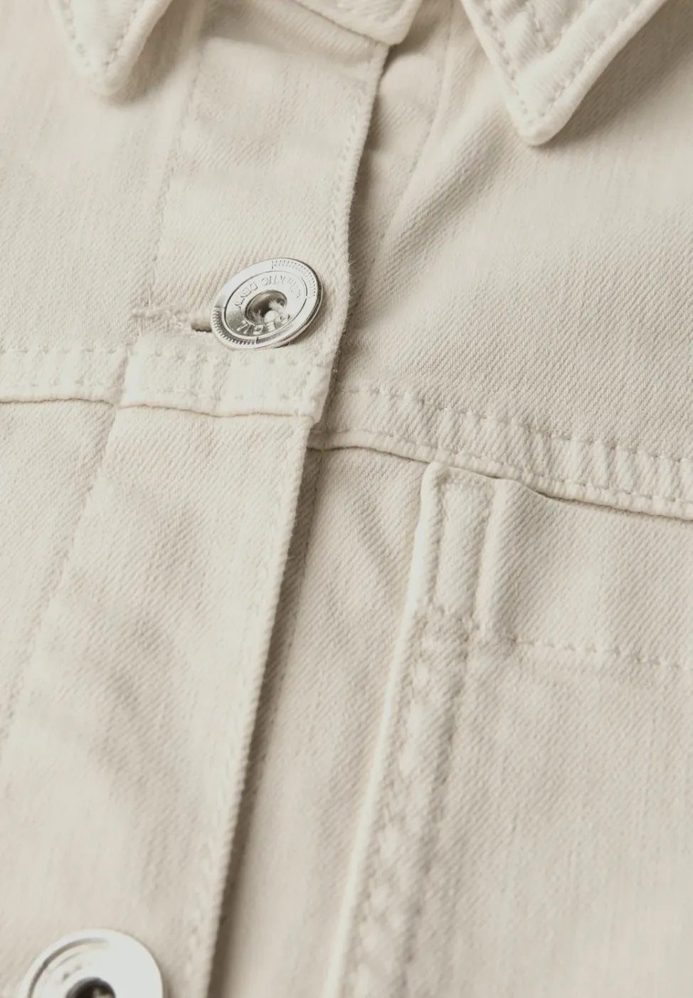 Gekleurde denim blousejurk