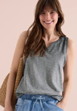 Gekleurde jersey top