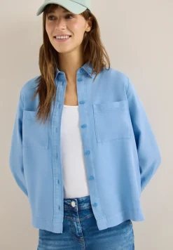 Gekleurde spijkerblouse