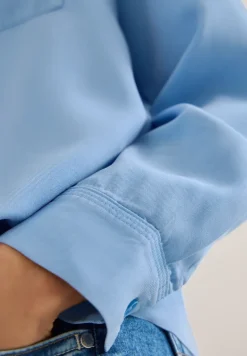 Gekleurde spijkerblouse