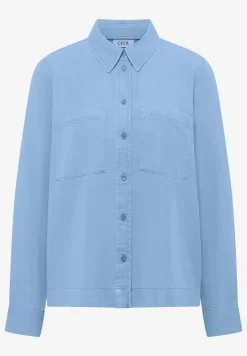 Gekleurde spijkerblouse