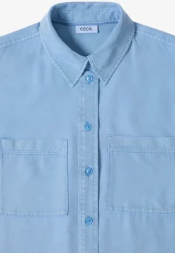 Gekleurde spijkerblouse