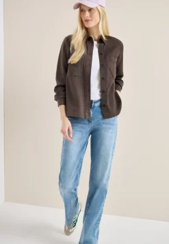 Gekleurde spijkerblouse
