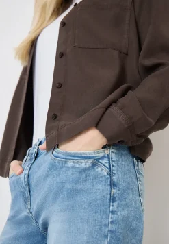 Gekleurde spijkerblouse
