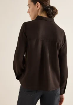 Gekleurd Lyocell overhemd blouse