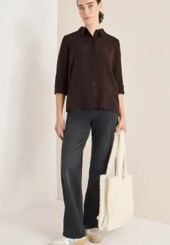 Gekleurd Lyocell overhemd blouse