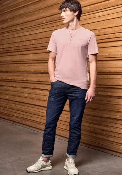 Gemêleerd Henley Shirt