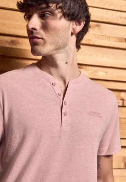Gemêleerd Henley Shirt