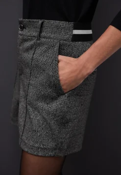 Gemêleerd jacquard bermuda shorts