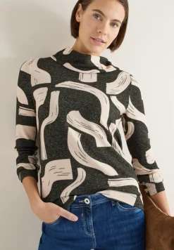 Gemêleerd shirt met patroon