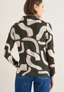 Gemêleerd shirt met patroon