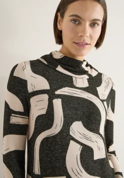 Gemêleerd shirt met patroon