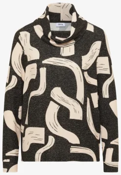 Gemêleerd shirt met patroon