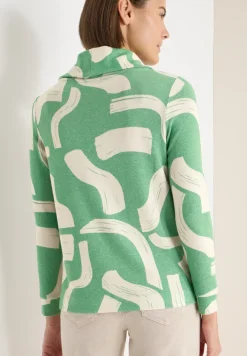 Gemêleerd shirt met patroon