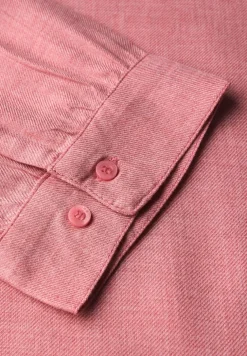 Gemêleerde blouse met ronde hals