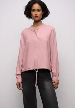Gemêleerde blouse met ruches