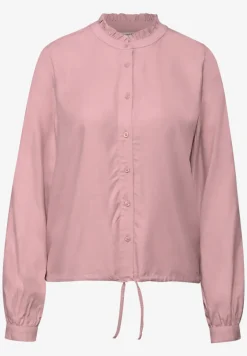 Gemêleerde blouse met ruches