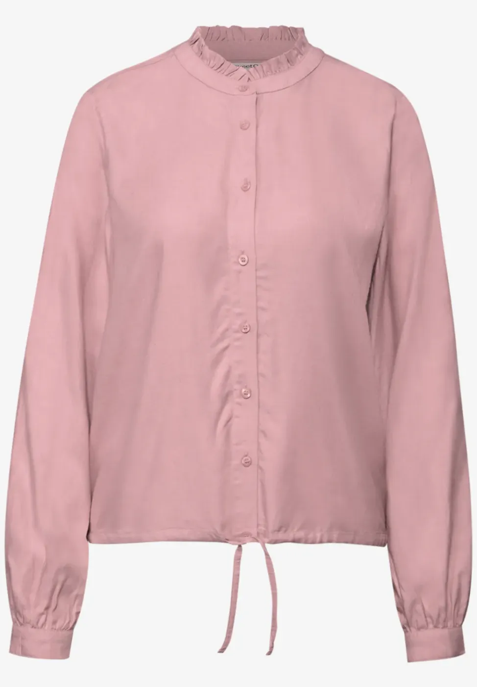Gemêleerde blouse met ruches