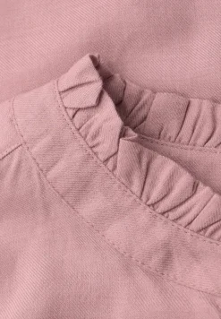 Gemêleerde blouse met ruches