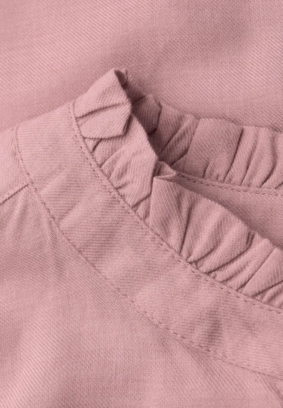 Gemêleerde blouse met ruches