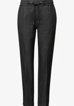Gemêleerde broek met band