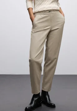Gemêleerde broek met detail