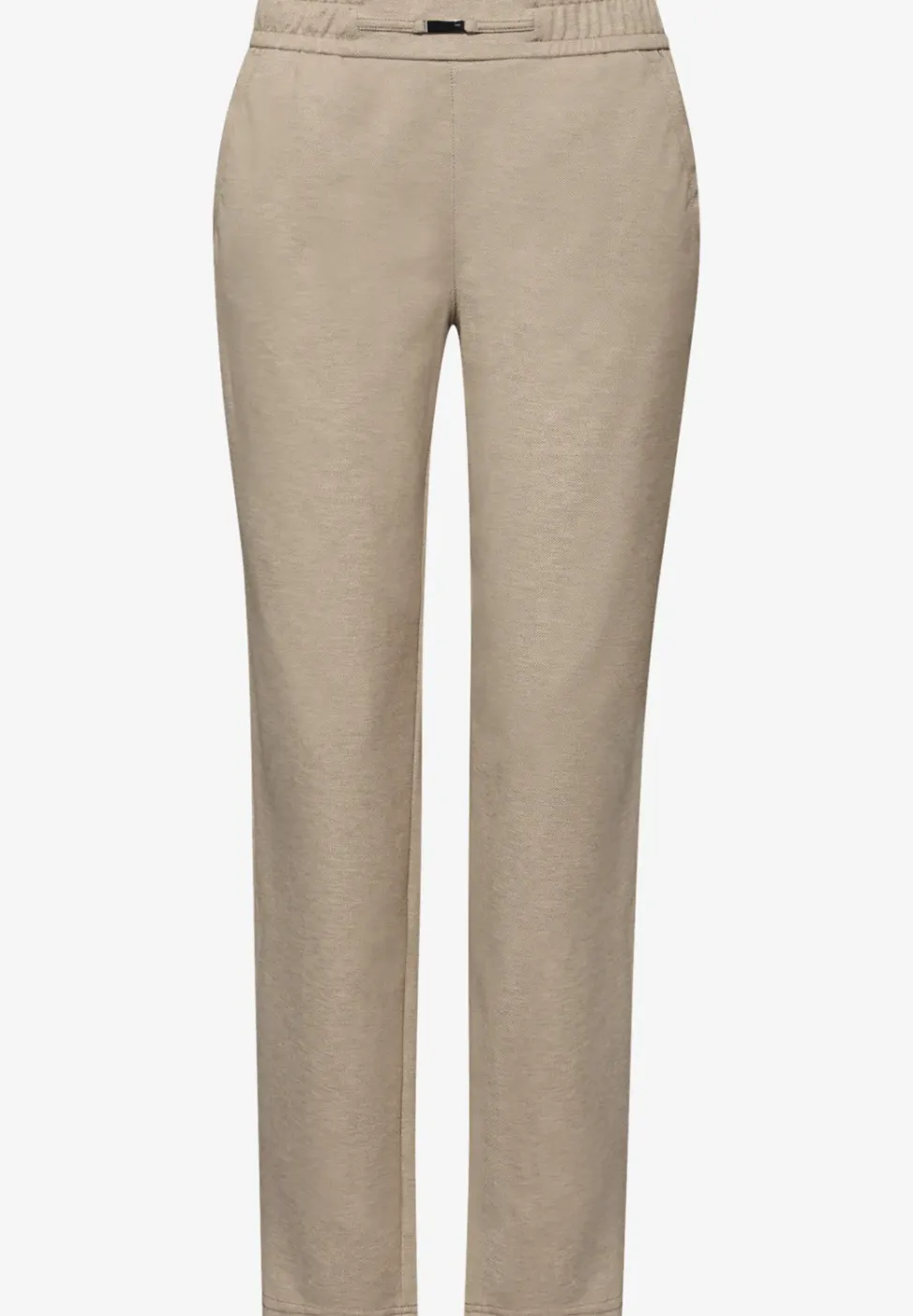 Gemêleerde broek met detail