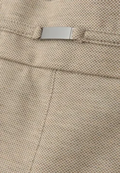 Gemêleerde broek met detail