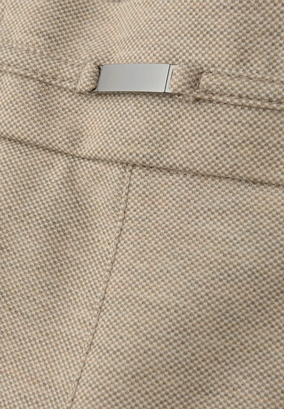 Gemêleerde broek met detail