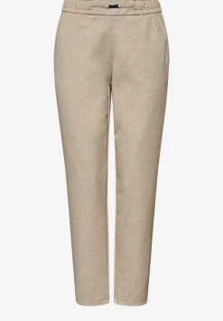Gemêleerde broek met detail