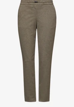 Gemêleerde broek met detail